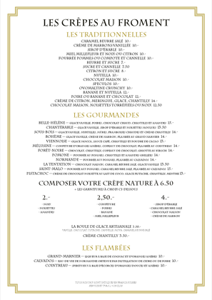 Les crêpes au froment