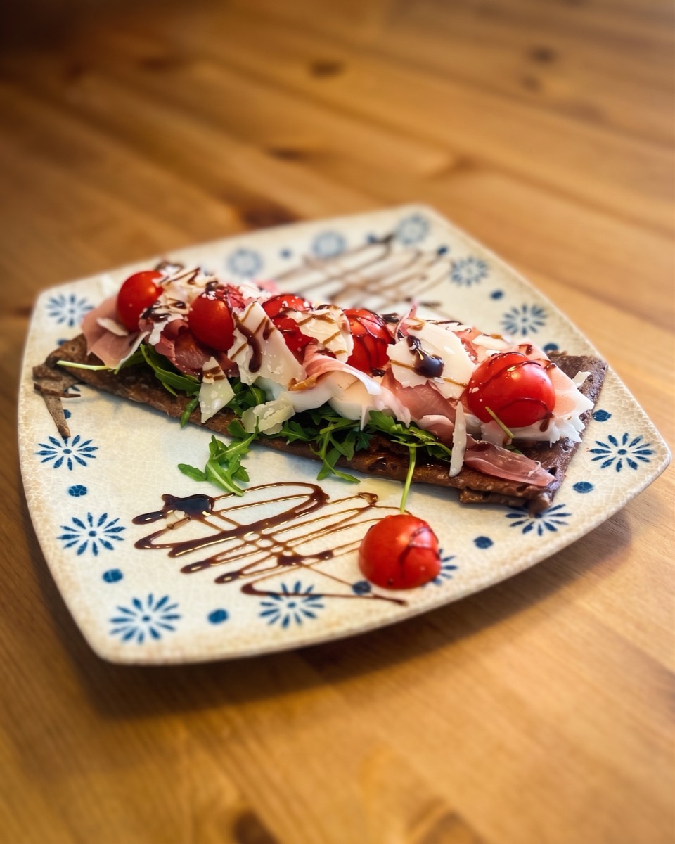 Galette jambon cru